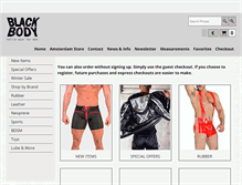 Tablet Screenshot of blackbody.com